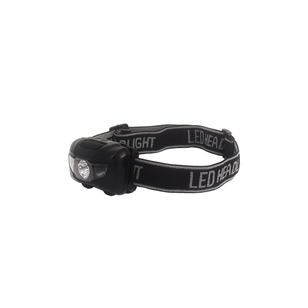 Standard 3W Head Torch - with RED LIGHT!