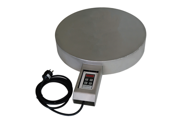Drum Base Heater with adjustable digital control.
