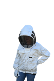 Standard Bee Jacket - White (Front Pose)