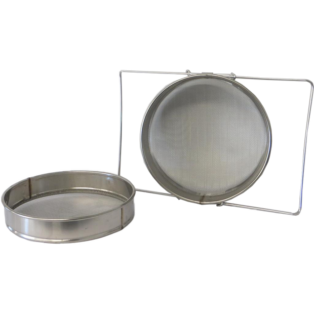 Double Layer Honey Filter - Stainless Steel